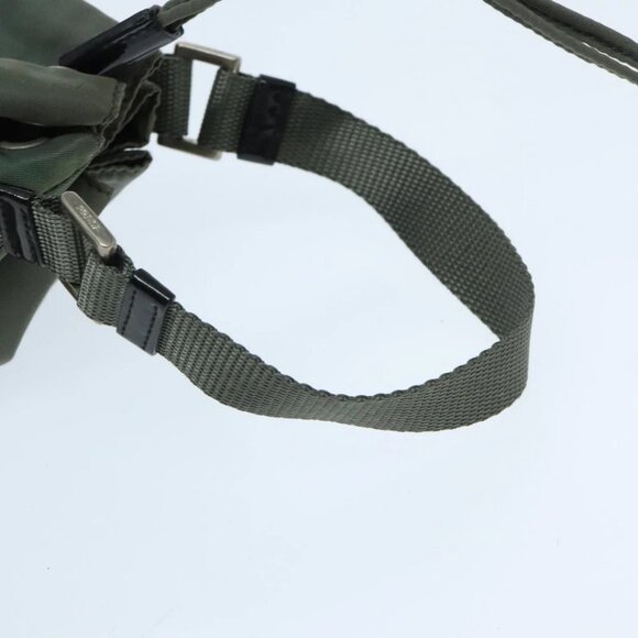 PRADA Hand Bag Nylon Khaki - Picture 8 of 14